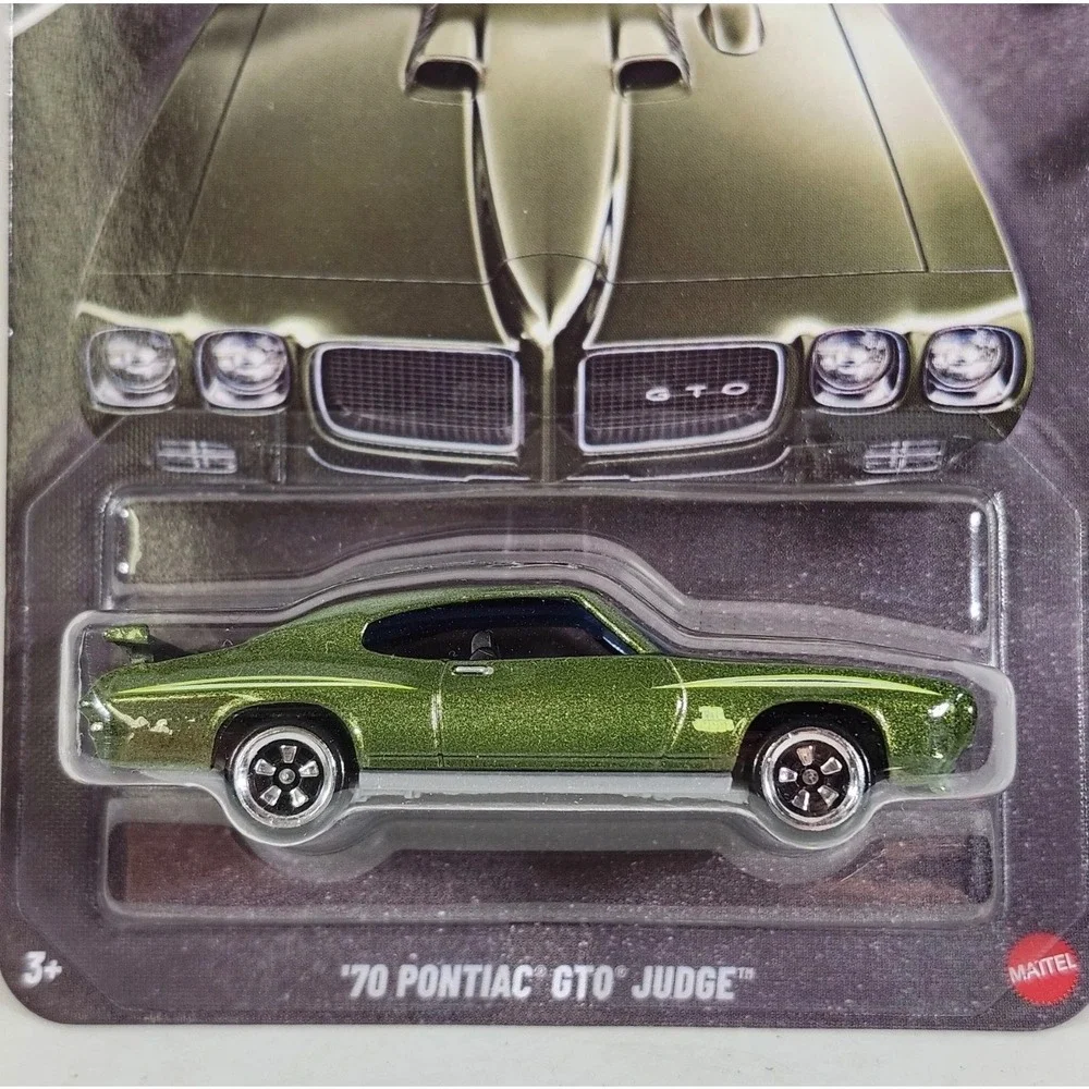 Hot Wheels Silver Series 70 Pontiac GTO Judge Metallic Green Diecast Car GAT01